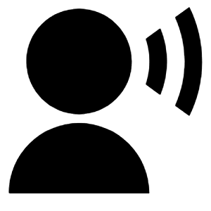 User Voice Fill Icon from Remix Fill Set