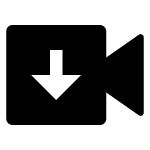 Video Download Fill Icon from Remix Fill Set
