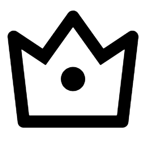 Vip Crown 2 Line Icon from Remix Line Set
