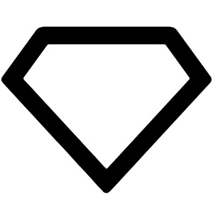 Vip Diamond Line Icon from Remix Line Set