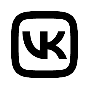 Vk Line Icon from Remix Line Set