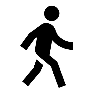 Walk Line Icon from Remix Line Set