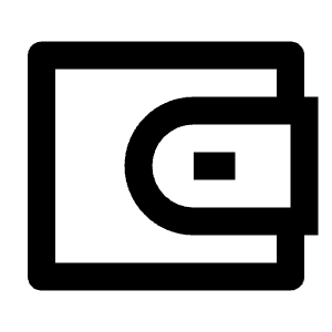 Wallet 3 Line Icon from Remix Line Set