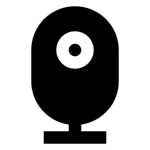 Webcam Fill Icon from Remix Fill Set