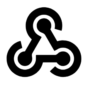 Webhook Fill Icon from Remix Fill Set