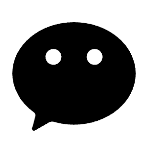 Wechat 2 Fill Icon from Remix Fill Set