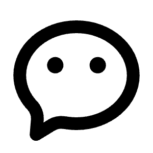 Wechat 2 Line Icon from Remix Line Set