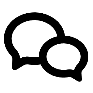 Wechat Line Icon from Remix Line Set