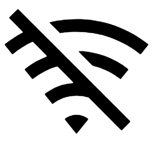 Wifi Off Line Icon from Remix Line Set