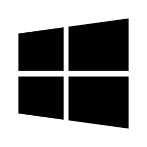 Windows Fill Icon from Remix Fill Set