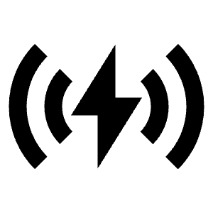 Wireless Charging Fill Icon from Remix Fill Set