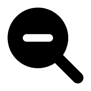 Zoom Out Icon from Tabler Filled Set