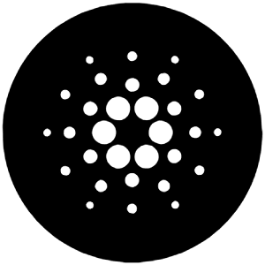 Ada Icon from Cryptocurrency Black Set