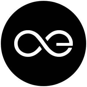 Ae Icon from Cryptocurrency Black Set