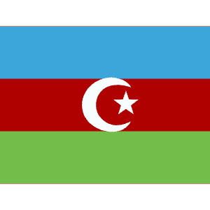 AZ Azerbaijan Icon from Flagpack Set