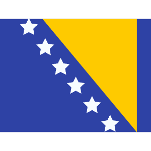 BA Bosnia And Herzegovina Icon from Flagpack Set