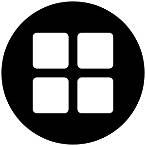 Blcn Icon from Cryptocurrency Black Set