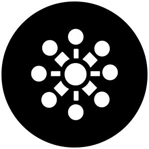 Blz Icon from Cryptocurrency Black Set