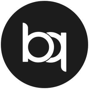 Bq Icon from Cryptocurrency Black Set
