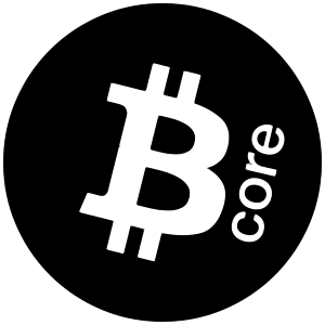 Btx Icon from Cryptocurrency Black Set