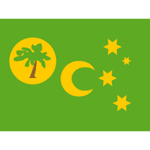 CC Cocos Keeling Islands Icon from Flagpack Set