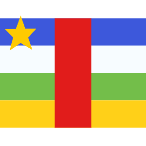 CF Central African Republic Icon from Flagpack Set