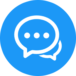 Chat Icon from Cryptocurrency Colors Set