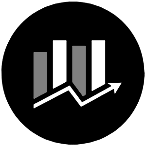 Cix Icon from Cryptocurrency Black Set