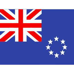 CK Cook Islands Icon from Flagpack Set