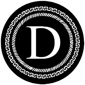 D Icon from Cryptocurrency Black Set