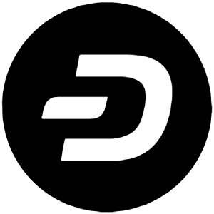 Dash Icon from Cryptocurrency Black Set