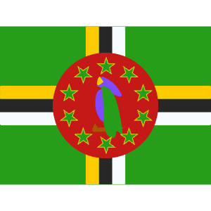 DM Dominica Icon from Flagpack Set