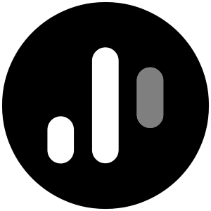 Dtr Icon from Cryptocurrency Black Set