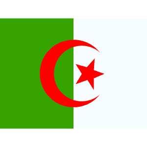 DZ Algeria Icon from Flagpack Set