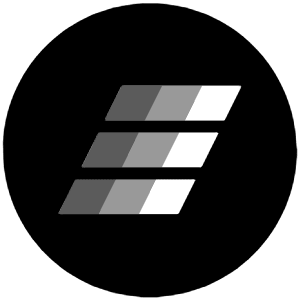 Emc2 Icon from Cryptocurrency Black Set