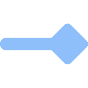 End Point Diamond Icon from Core Flat Set