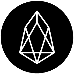 Eos Icon from Cryptocurrency Black Set