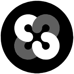 Ethos Icon from Cryptocurrency Black Set