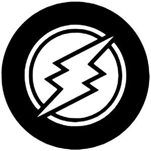 Etn Icon from Cryptocurrency Black Set