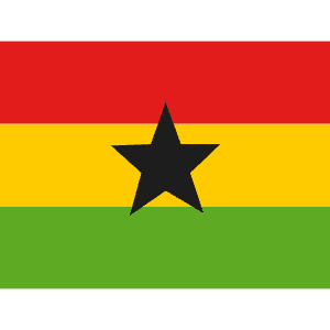 GH Ghana Icon from Flagpack Set