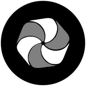 Hpb Icon from Cryptocurrency Black Set