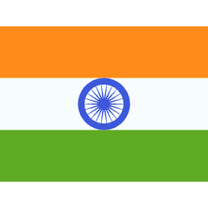 IN India Icon from Flagpack Set