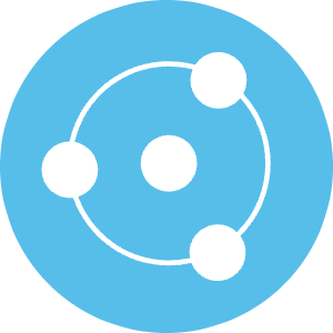 Ion Icon from Cryptocurrency Colors Set