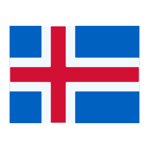 IS Iceland Icon from Flagpack Set