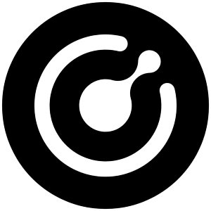 Kmd Icon from Cryptocurrency Black Set