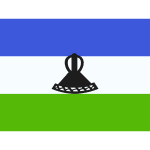 LS Lesotho Icon from Flagpack Set