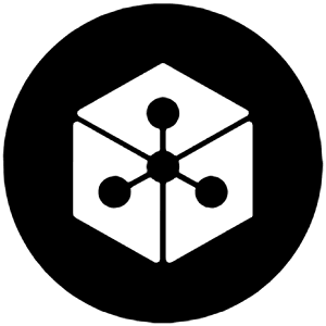 Lun Icon from Cryptocurrency Black Set