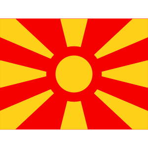 MK North Macedonia Icon from Flagpack Set