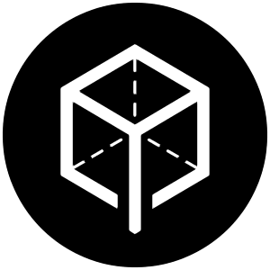 Mln Icon from Cryptocurrency Black Set