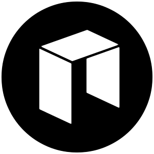 Neo Icon from Cryptocurrency Black Set